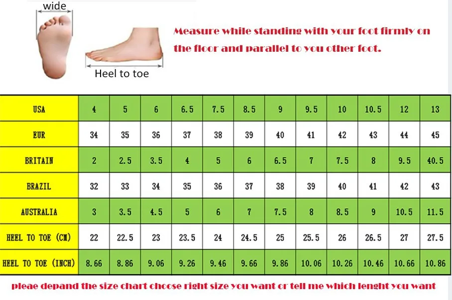 womensheos size alistand
