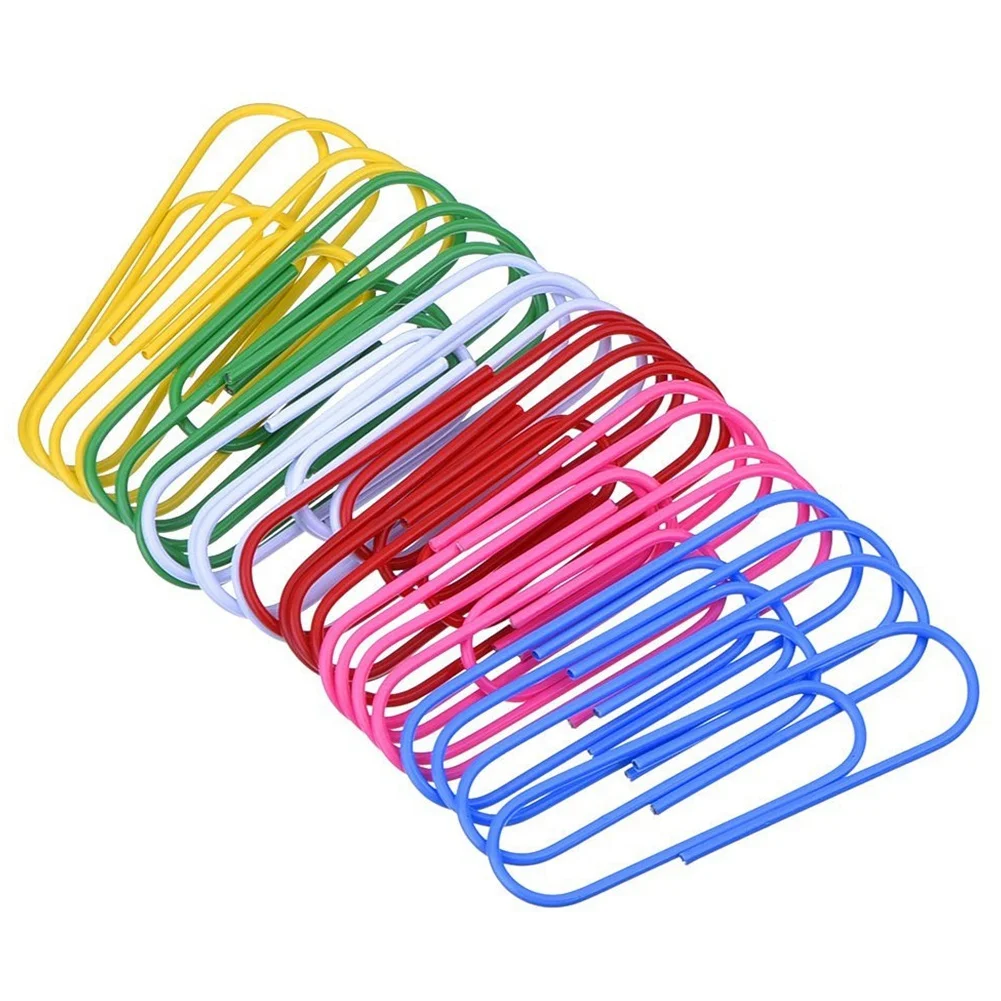 

40 Pack 4 Inches Mega Large Paper Clips - 100Mm Office Supply Accessories Cute Paper Needle Multicolor Bookmark.