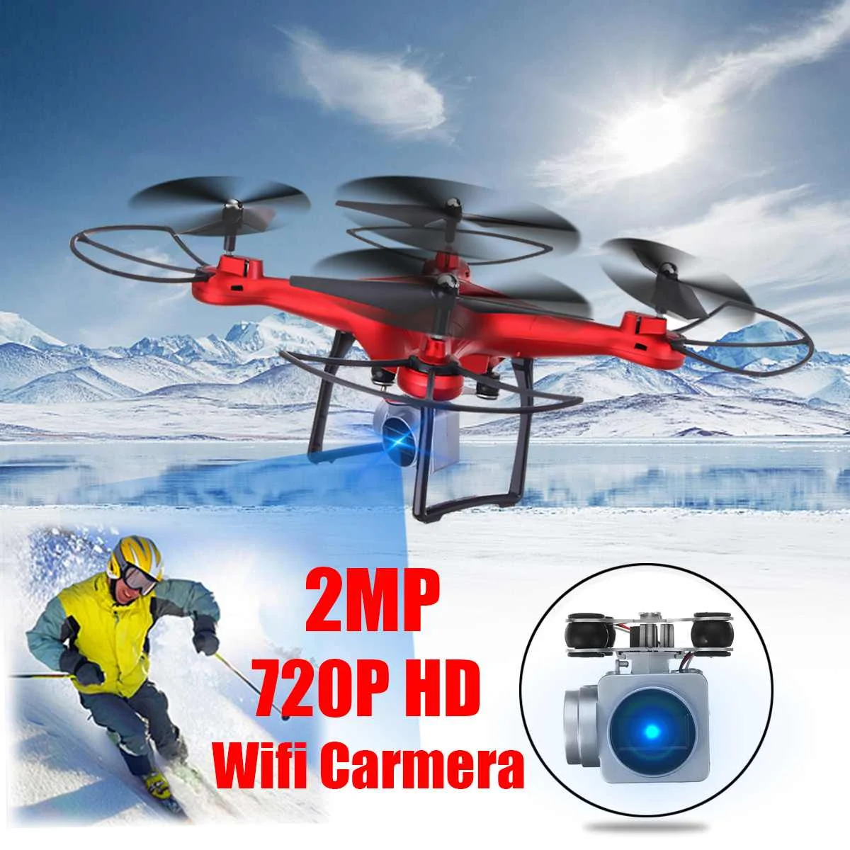 

SMAO S10 HD Camera FPV WIFI RC Drone Quadcopter UAV Remote Control Helicopter Altitude Hold Anti-Interference Wireless For Kids