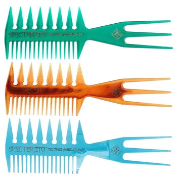 

hair comb Men And Women Three-Sided Hair Comb Wide Tooth Classic Oil Head Style shampoo brush