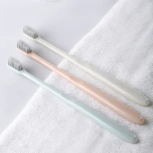 Новая серебряная ионная Щетина зубная щетка в скандинавском стиле Антимикробная тонкая полиэфирная нить зубная щетка для взрослых с щетиной 3 шт