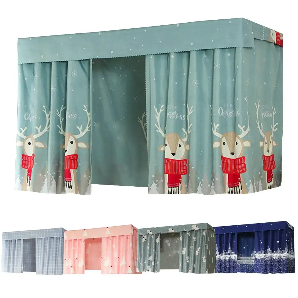 

Dormitory Single Bed Shade Curtain Shade Breathable Upper Bunk Curtain Bed Colorfast With A Wide Range Of Patterns