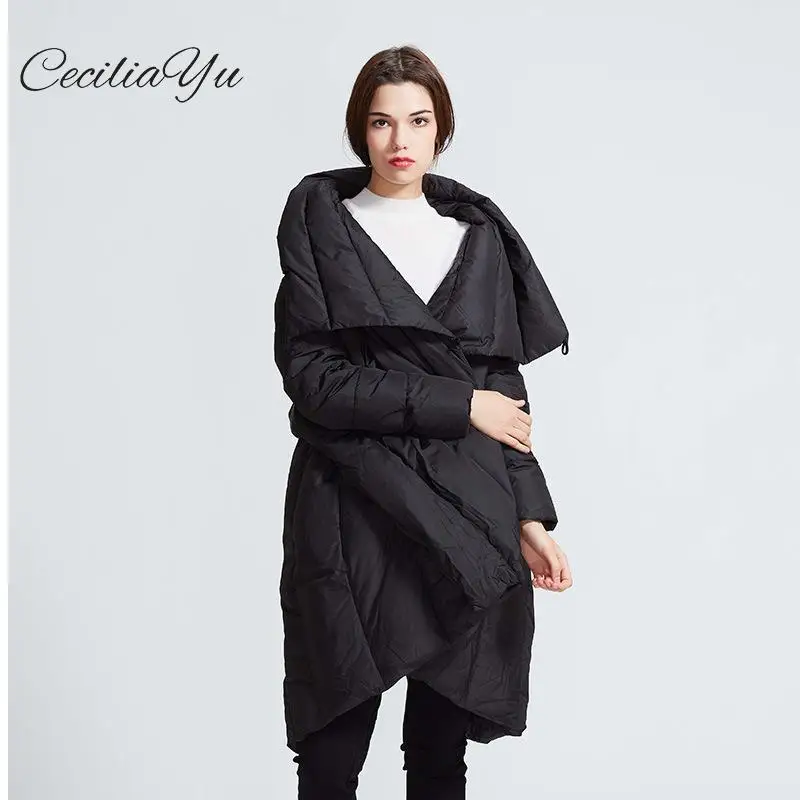 Ceciliayu 2018 Зимний новый стиль оригинальная литература и искусство большой код