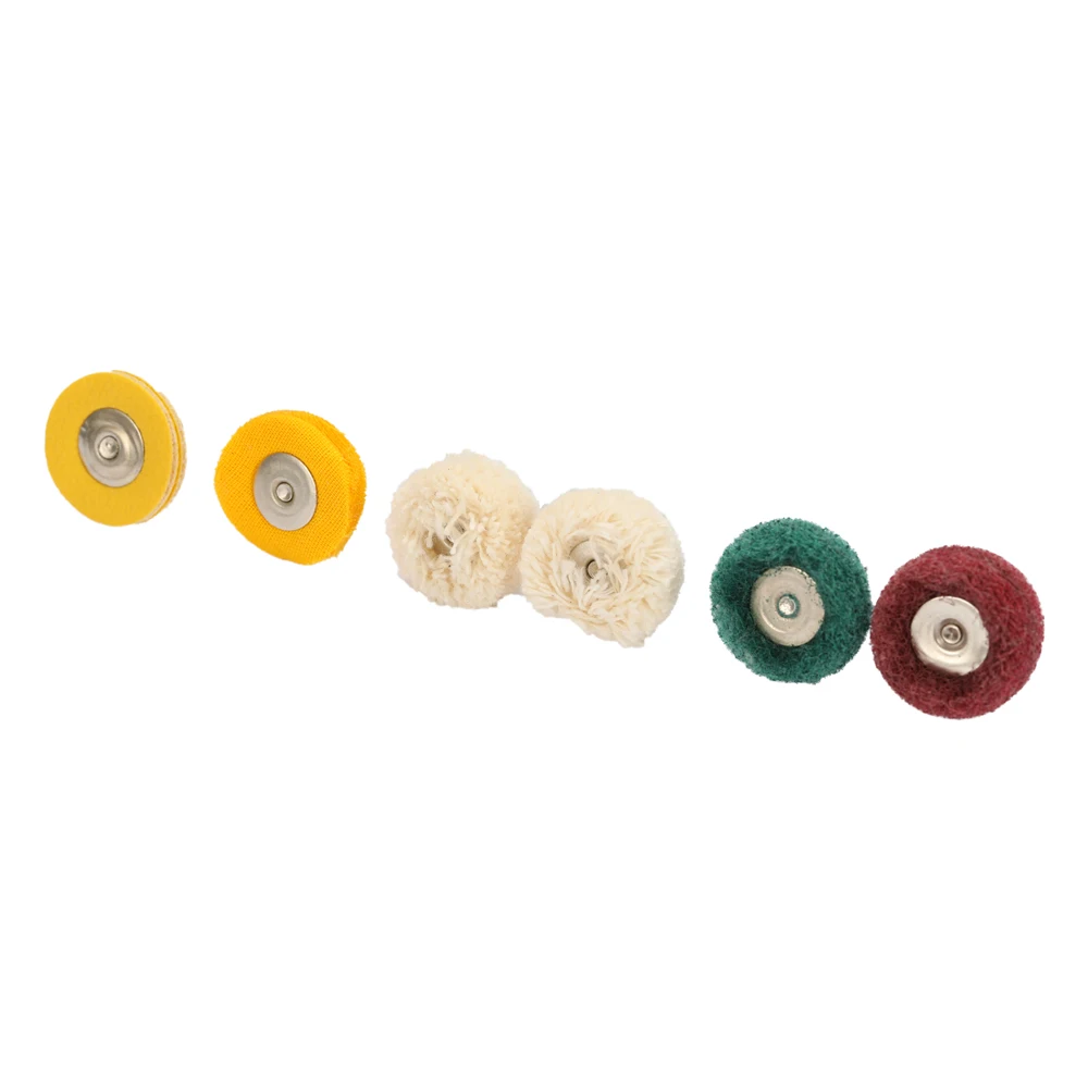 

6PCS DIY Supply Metalworking Polishing Wheel Buffing Pad Brush For Electric Grinding Rotary Drill Bit Polisher Tool Abrasive