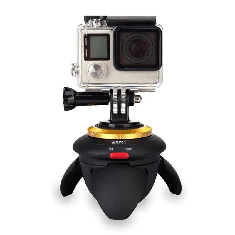 

Mini Bluetooth Remote Electric Panorama Head 360 Rotation Tripod for GoPro Mini Electric Panoramic Photography Pan/tilt Bracket