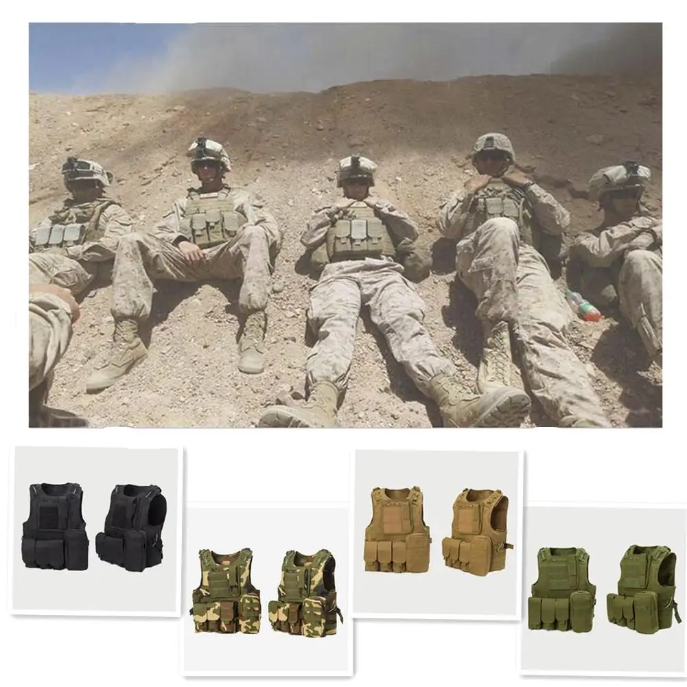 

Mounchain Airsoft Military Tactical Hunting Vest Combat Assault Tactical Vest with Pocket Outdoor Clothing Hunting Vest