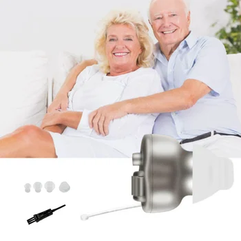 

1pc Mini Digital Invisible In-ear Hearing Aid Sound Enhancer ITE Amplifier Tone Upgrade For Deaf Elderly FDA/CE