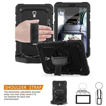 

Tablet Case For Samsung Galaxy Tab A A2 10.5'' 2018 SM T590 T595 T597 Cover Kids Safe Shockproof Stand With Wrist Strap+Film+Pen