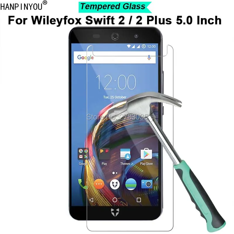 Для Wileyfox Swift 2 / Plus 5 0 &quotновая твердость 9H 2.5D ультратонкая закаленная
