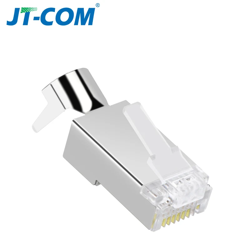 CAT6a CAT7 RJ45 соединитель 50/100 шт. FTP 8P8C модульный штекер 10 Гбит/с сеть ОБЖИМНАЯ защита