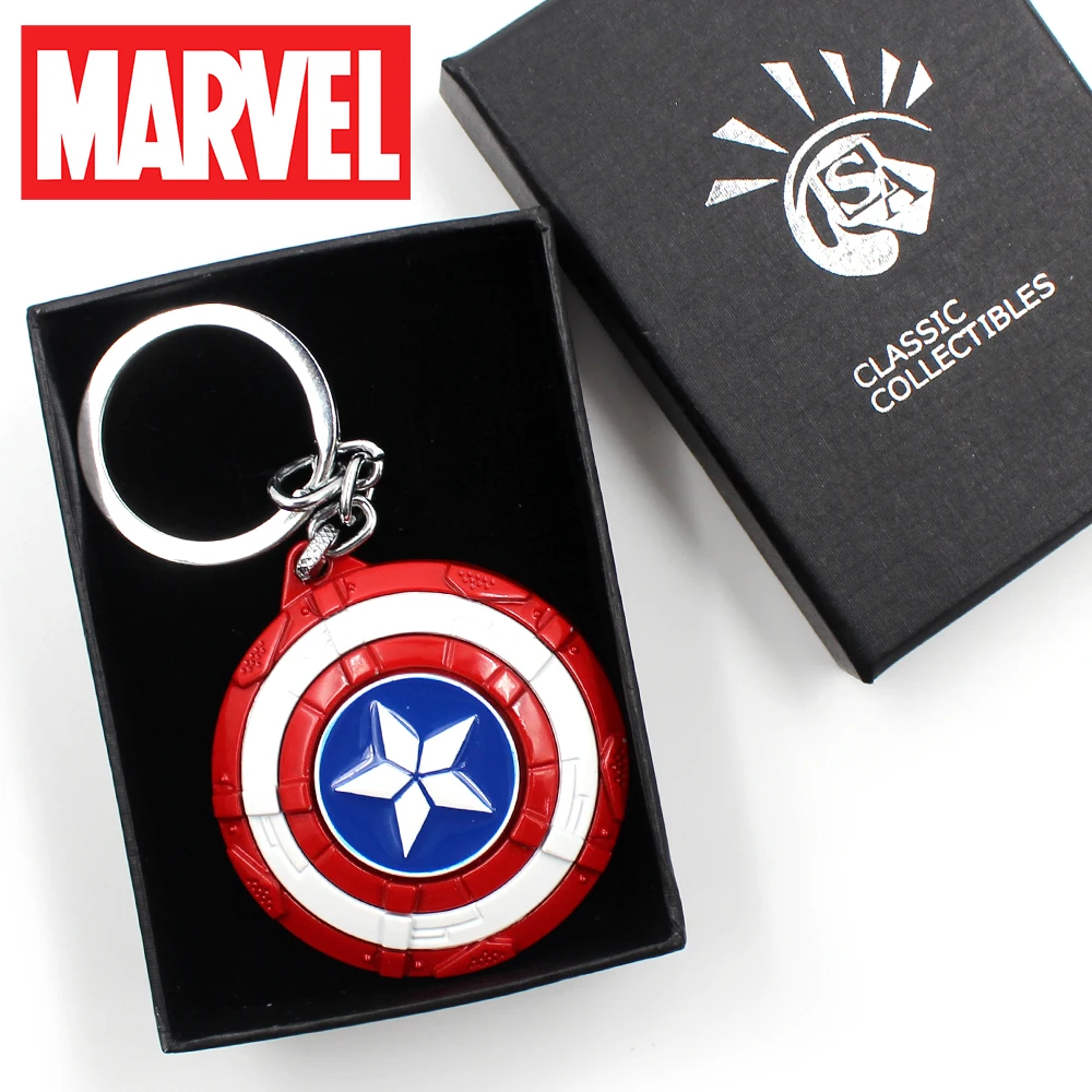 Мстители эндигра брелок Железный человек Капитан Америка Marvel металлический