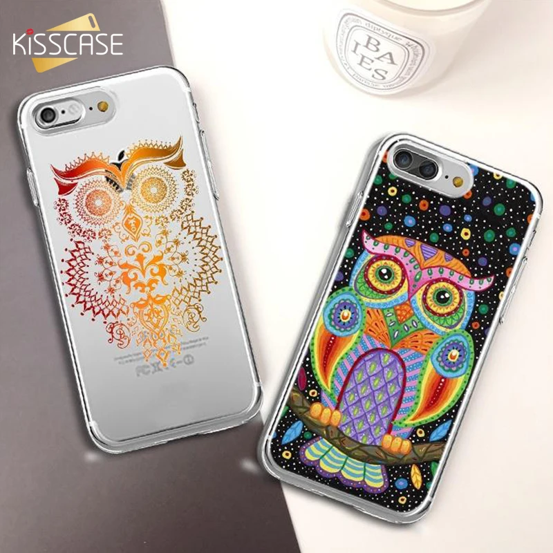 KISSCASE Cute Owl Printed Soft TPU Case Silicone Cover for Samsung Galaxy A3 A5 A7 J3 J5 J7 2016 2017 A J Cases Capa |