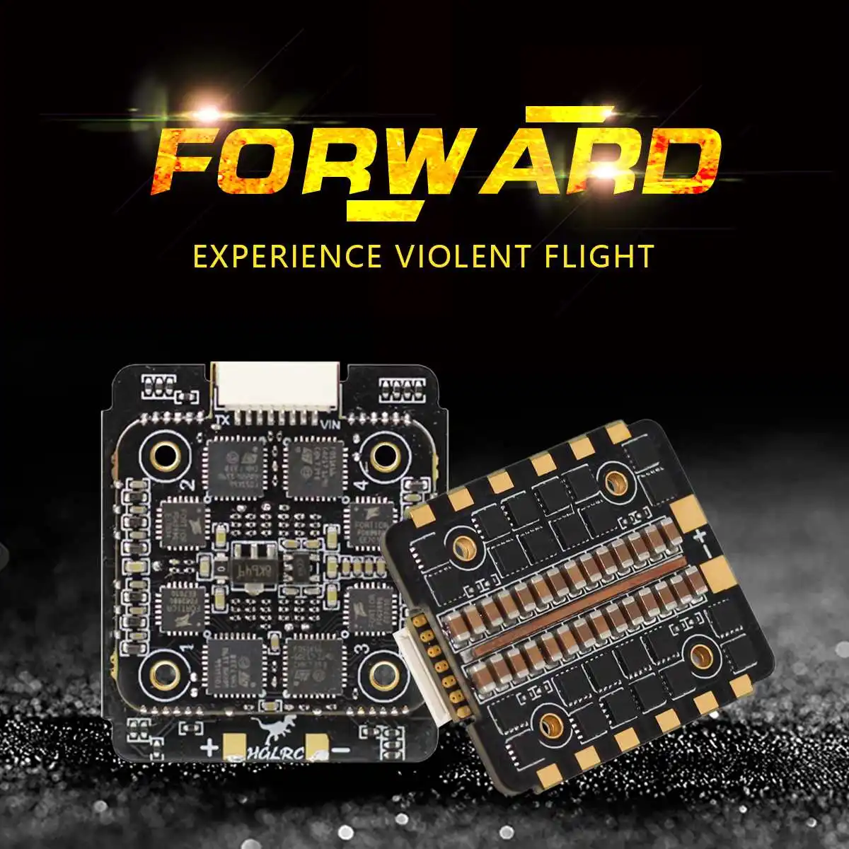 

HGLRC Forward 45A 4 In 1 Blheli_32 2-6S Brushless ESC for FD445 Stack 20x20mm RC Drone FPV Racing Spare Part DIY Accessories