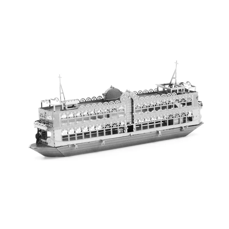 

Hong Kong Bauhinia Cruise Ship 3D Metal Kits Puzzle Laser Cut Model Jigsaw DIY Adult Kids Birthday Educational Decoration Toys