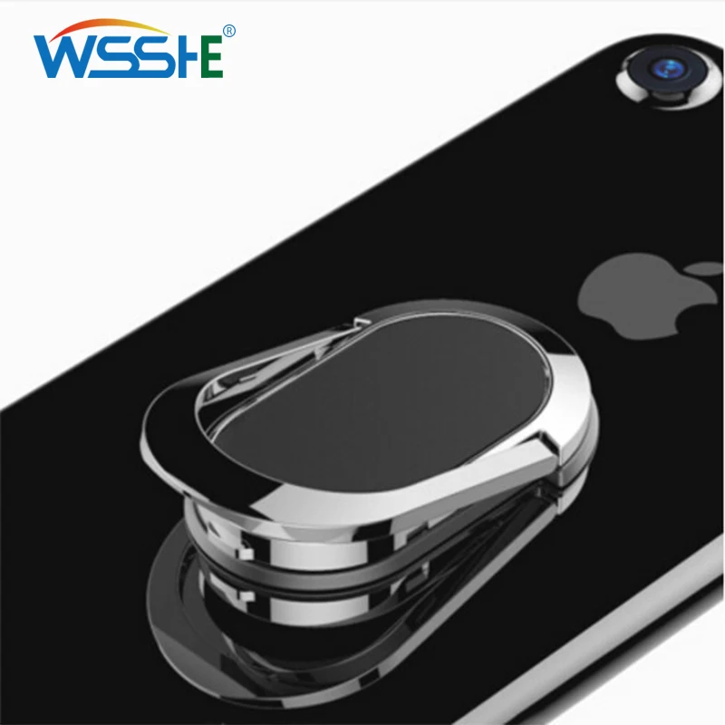 Ultra-thin Finger Ring Holder for Samsung S9 360 Degree Mount Holder Stand Mobile Phone Finger Stand for IPhone X 8 7 6 Tablet