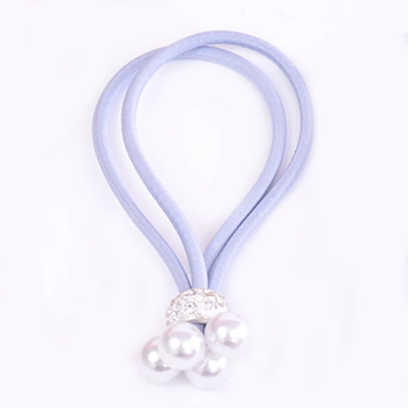 1PC/3PC popular unique ponytail pearl hair rope elegant fashion hair band rubber belt girl fashion boutique accessories gift