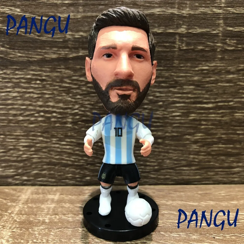Фигурки кукол Soccerwe спортивные звезды Messi #10 2018 подвижные швы Смола Модель игрушки