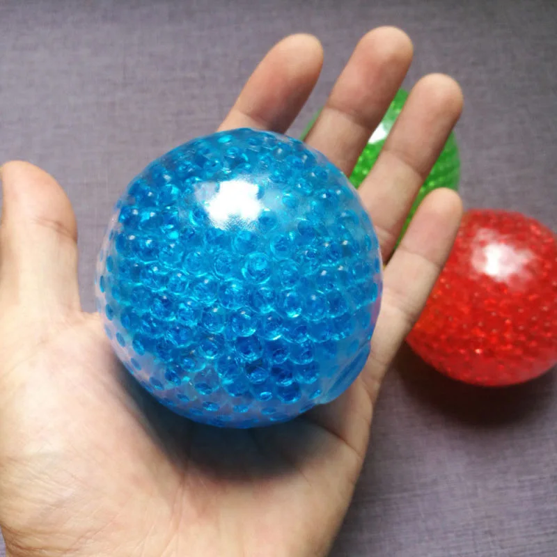 Детский игровой креативный 60 шарик гелевый мяч для снятия стресса сжимаемая, Успокаивающая игрушка