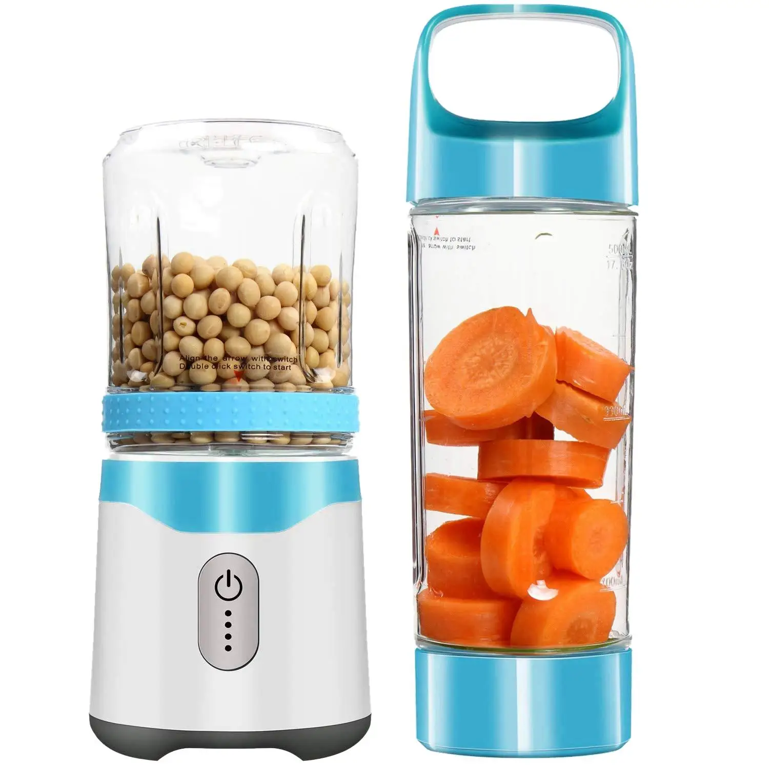 Personal Blender Portable Usb Juice Rechargeable Travel For Shakes And Smoothies Powerful Six Bl | Бытовая техника