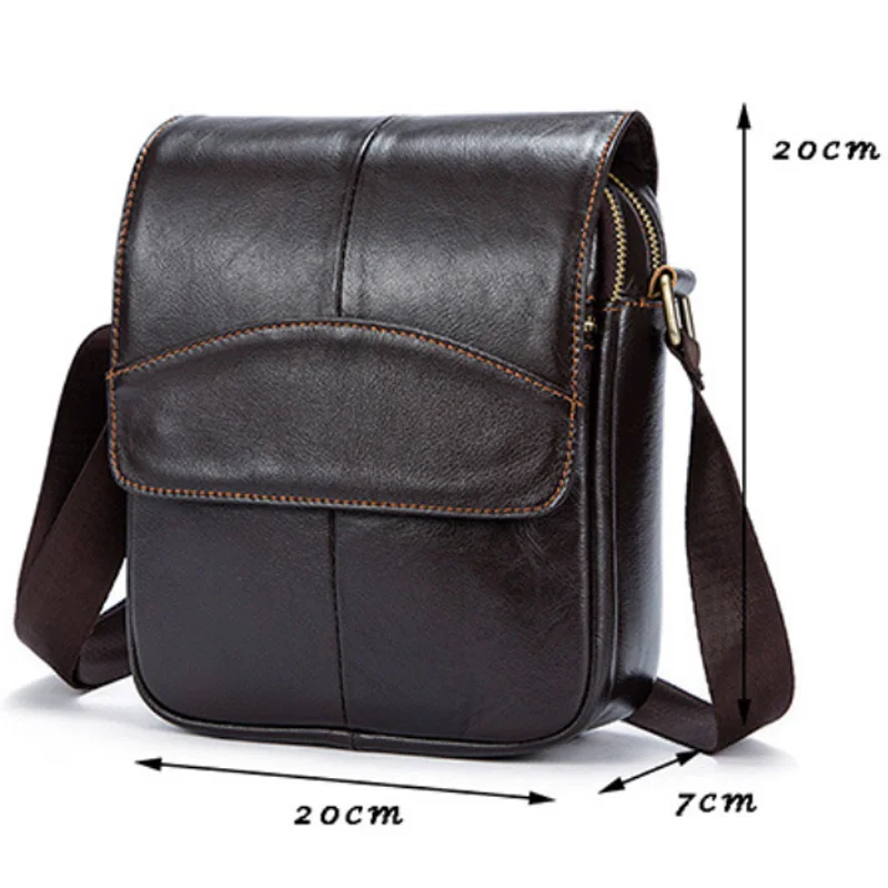Crossbody Men'S Genuine Leather Bag Men Bag Fashion Shoulder Messenger Bag Men Small Flip Crossbody Men'S Genuine Leather Bag Men Bag Fashion Shoulder Messenger Bag Men Small Flip
