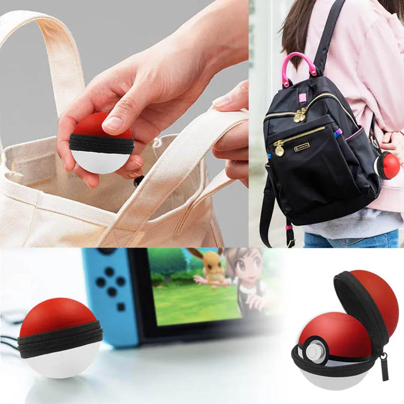 

New Arrival Portable Carrying Case Cover for Switch Poke Ball Plus Poke Bao Dream Handle Eevee EVA Protective Case Accessories