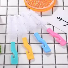 Щетка для детской бутылочки, щетка для сосок, вращающаяся на 360 градусов, набор кистей для чистки губки