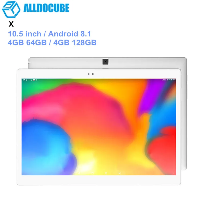 

ALLDOCUBE X Tablet 10.5 inch Android 8.1 Tablet PC MTK 8176 Hexa Core 1.7GHz 4GB RAM 64GB/128GB eMMC 8.0MP Fingerprint PC