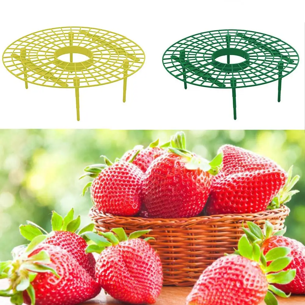 

10pcs Plant Plastic Tool Strawberry Growing Circle Support Rack Agriculture Improve Harvest Frame Easy Removable Easy Install