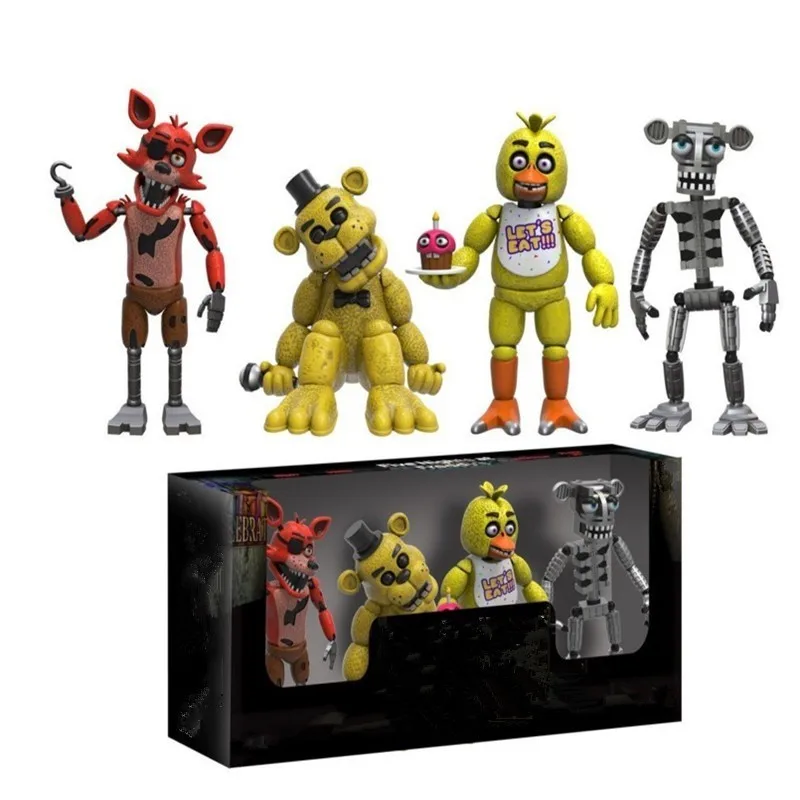 Новое поступление Five Night At Freddy's FNAF фигурки куклы игрушки Фокси Фредди FNAF ПВХ Фигурки игрушки для детей 5 см