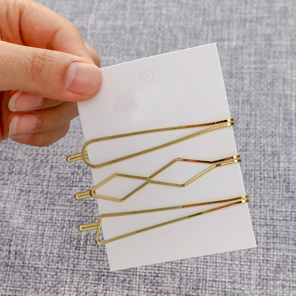 Wholesale 4/3/1 Pearl Snap Barrette Hair Clips Fashion Women Stick for Women Ladies Elegant Jewelry Hair Grips 2019