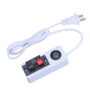 

CLAITE 1.5M LED Test Clip Accessories with Switch for Strip Light Spot Lightts Down Light Ceiling Lamp US Plug