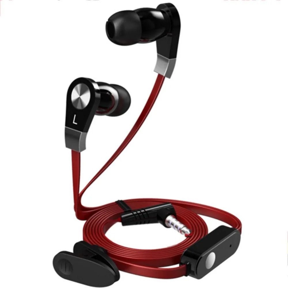 

Universal In-Ear Earphone With Clip L Bending 3.5MM Wired Headset Portable Sport Music MP3 Smartphone Computer Earphones Headset