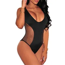 Полый Монокини женский цельный костюм черный зеленый купальный костюм пуш-ап сплошной купальный костюм