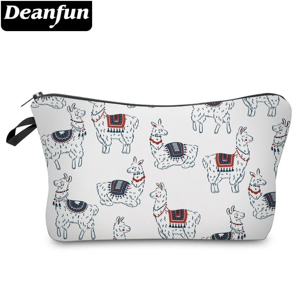 

Deanfun Printing Llamas Cosmetic Bag Waterproof Makeup Bags Durable Cosmetics Pouchs Travel Storage Dropshipping 51445