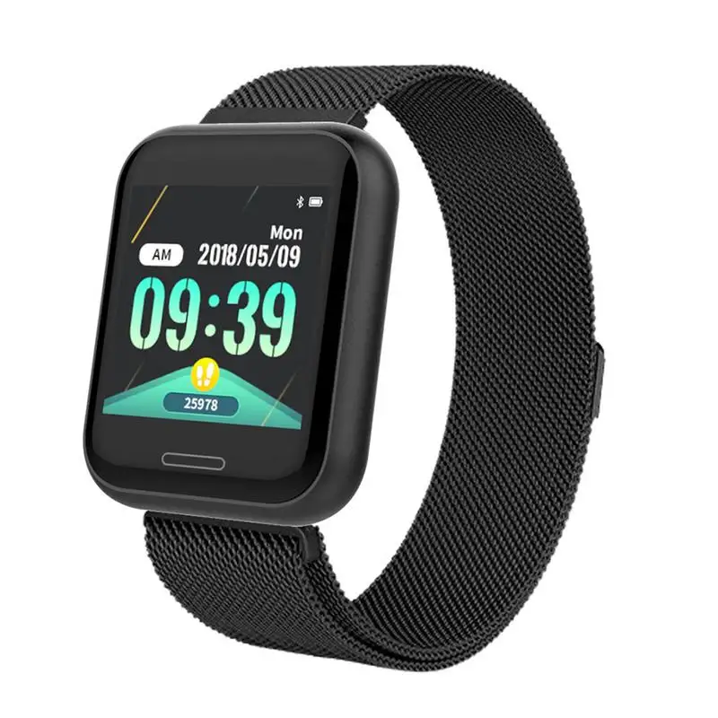 

Waterproof Smart Bracelet Watch Color Screen Step Counter Heart Rate Blood Pressure Monitoring Sports Bracelet Multifunction