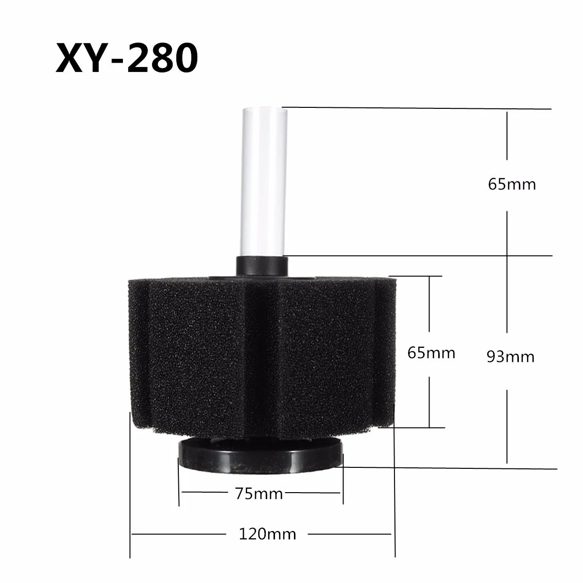 3 размера черный Аквариум биохимический фильтр губка пена кислородный воздушный насос 45L-270L