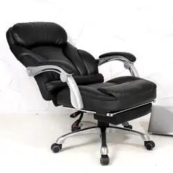 Удобный подъемный компьютерный стул 170 градусов лежащий стул для дома офиса Роскошный PU материал босс стул офисная мебель