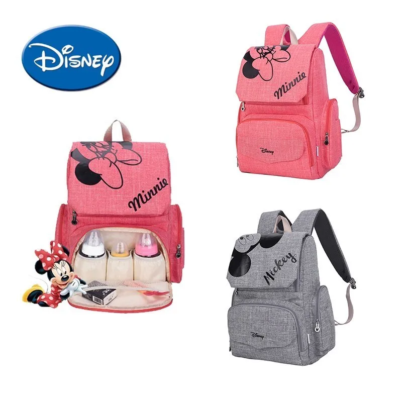 

Disney Mummy Bag Practical And Waterproof Diaper Bag Mummy Maternity Nappy Bag Travel Backpack Large Capacity With Gifts