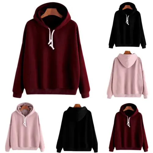 New Teenager Autunm Hoodies Sweatshirt Unisex Women Plain