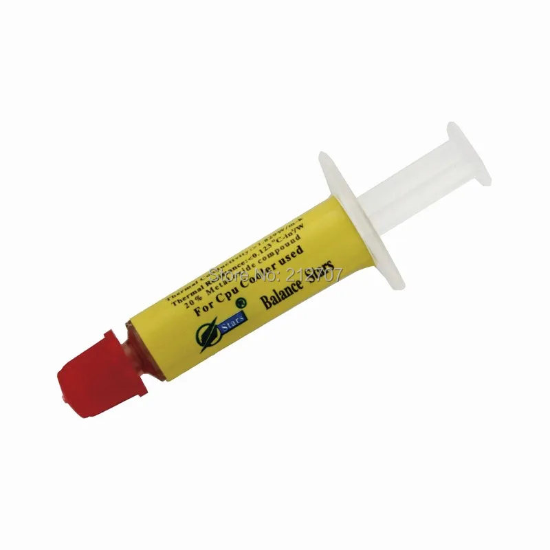 

1000PCS 1g Golden Thermal Grease Paste Compound Silicon Scraper CPU HeatSink Processor GPU Cooling silicone Fan Thermal Paste