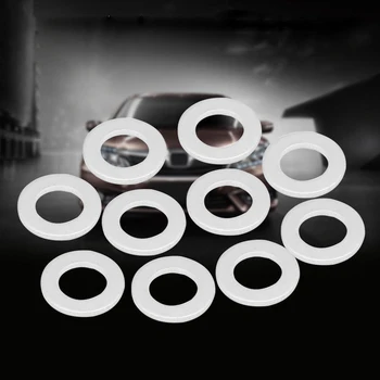 

10Pcs/set Aluminum Oil Pan Gaskets Sump Nut Drain Oil Plug Engine Oil Pan Drain Plug Crush Washer Gaskets Car Accessories