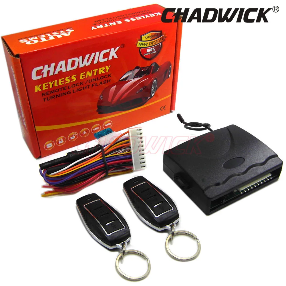 

Universal Car Auto Remote Central Kit Door Lock Locking Vehicle Keyless Entry System With Remote Controllers CHADWICK 608 8208