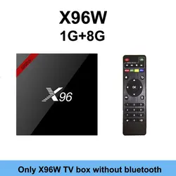 X96 Smart tv box для android 7,1 Amlogic S905W 4 ядра H.265 4 K 2,4 ГГц Wi-Fi Media Player X96W телеприставки