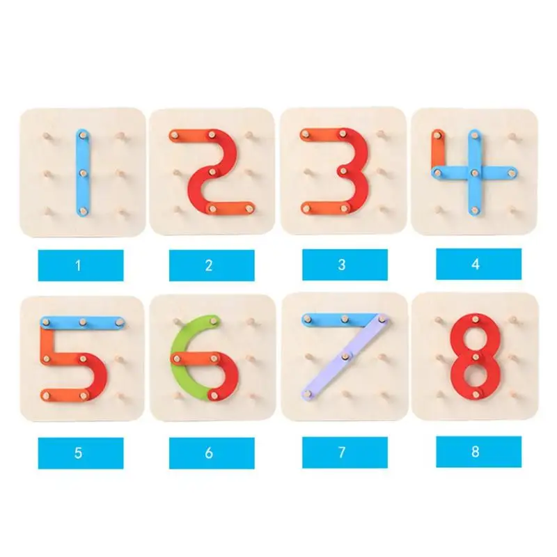 Числа буквы головоломки слова деревянные игрушки когмент колонна Набор Обучающие игрушки Монтессори для детей развитие обучение подарок