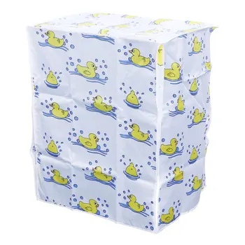 

1PC Washing Machine Cover Zippered Waterproof Polyester Satin Cloth Roller Dustproof Washing Machine Case Washer Protector A30