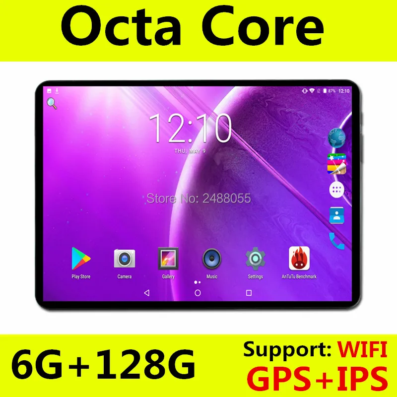 

2019 New Model 4G FDD LTE 10 inch tablet Octa Core Android 8.0 Media Pad 6GB RAM 64GB ROM Dual SIM Card Wifi GPS Pad