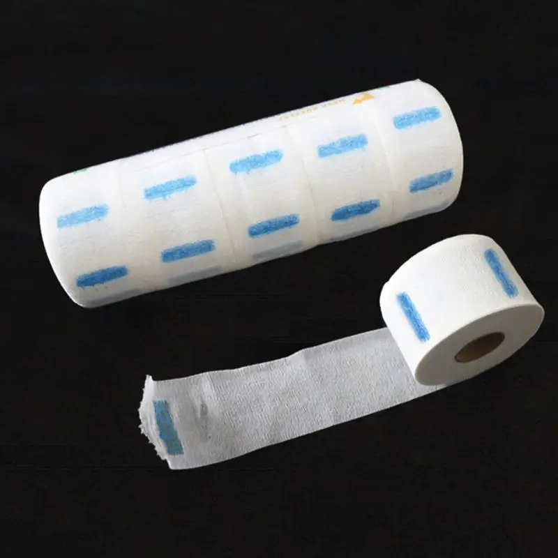 

5 Roll Disposable Neck Paper Strip For Barber Salon Hairdressing Hair Styling Tool