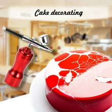 Портативный красивый Аэрограф набор небольшой спрей дозатор набор воздушных компрессоров для искусства Татуировка-картина ремесло торт Спрей модель