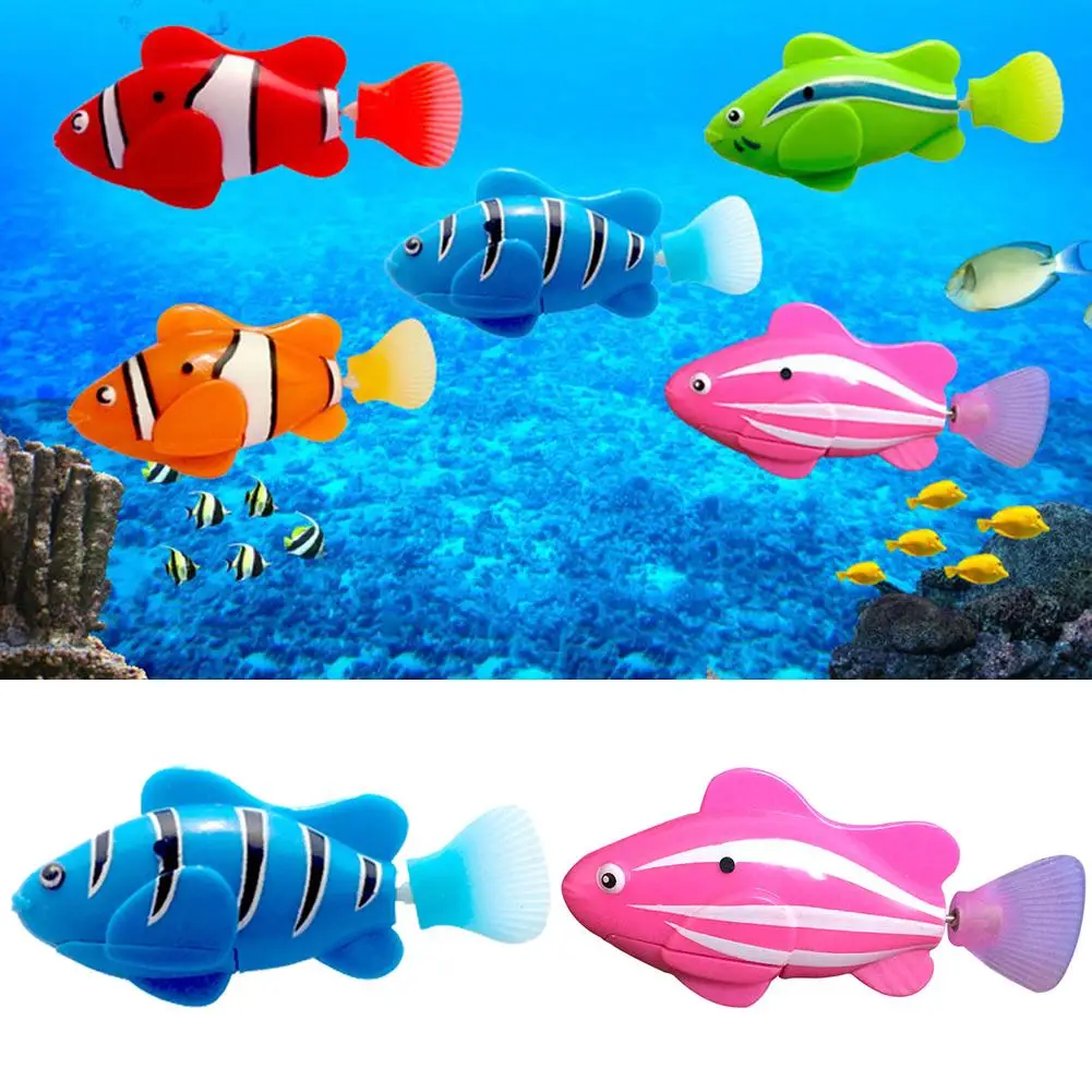 

TINGHAO Fashion Electric Swim Fish Activated Battery Powered Robotic Pet Fish Kids Toy Pet Products