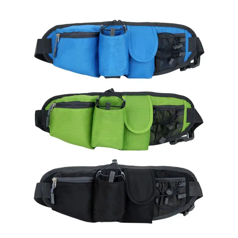 Running Waist Bag Fanny Pack with Water Bottle Holder for Men Women Outdoor Sport Cycling Hiking ...